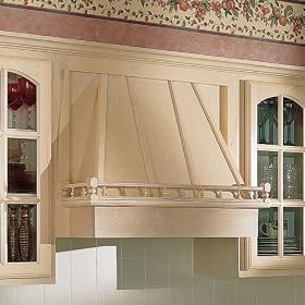 36'' Conversion Kit for Wooden Ventilator Hood, Cherry