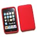 Apple iPod Touch 2nd & 3rd Generation Soft Silicone Skin Protective Cover Red