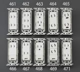エスコ 125V/15A埋込コンセント（3口） EA940CD-462
