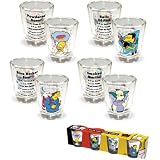 Simpsons Recipe Shotglasses - Set of 4