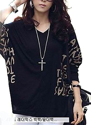 大きいサイズ レディース トップス Tシャツ 長そで 長袖 ドルマンスリーブ ロゴ カジュアル L 11号 LL 2L 13号 3L 15号 4L 17号 5L 19号