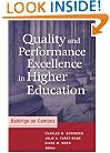 Quality and Performance Excellence in Higher Education: Baldrige on Campus (JB - Anker)