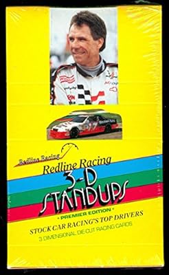 Redline Racing 3-D Standups Nascar 48 Wax Pack Box Set 3D 1992 1991 Stand Ups