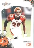 Leon Hall - Cincinnati Bengals - 2010 Score Football Card - NFL Trading Card in Screwdown Case