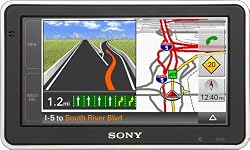 Sony NVU83T 4.8-Inch Widescreen Bluetooth Portable GPS Navigator