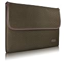Case-Mate 13" Glovez Sleeve for 13" MacBook, MacBook Air, Other Laptops, Neoprene Interior, Perforated Nylon Exterior,  Leather Accent, in Mocha Brown (67574)