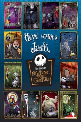 1art1 43570 The Nightmare Before Christmas - Here Comes Jack Poster 91 x 61 cm Preisvergleich
