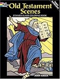 Old Testament Scenes Stained Glass Coloring Book (Dover Stained Glass Coloring Book)