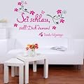 Wandtattoo Daniela Katzenberger Sei schlau,stell dich dumm Gr��e 600x410mm