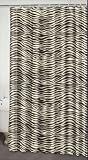 Zebra II Cloth Shower Curtain