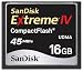 SanDisk Extreme IV - Flash memory card - 16 GB - CompactFlash (SDCFX4016G901)