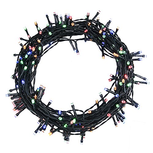 Cymas 200 LED Solar String Lights, Outdoor Christmas Light Decorative Fairy Lighting [Multi Color, 72ft]