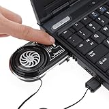E.T. Mini Vacuum Blue LED USB Air Extracting Cooling Fan Cooler for Notebook Laptop