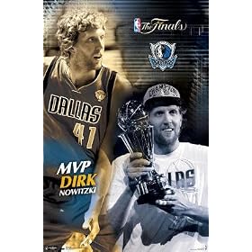 Dirk Nowitzki 2011 NBA Finals MVP Dallas Mavericks Sports Poster Print - 22x34 Poster Print, 22x34Dirk Nowitzki 2011 NBA Finals MVP Dallas Mavericks Sports Poster Print
