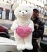 Search : GIANT 40" WHITE TEDDY BEAR Holding I LOVE MOM HEART! Great for MOTHERS DAY or ANY DAY! AMERICAN MADE IN THE USA AMERICA
