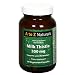 A to Z Naturals Milk Thistle, Ultimate Extract, 350 mg, Vegetarian Capsules, 60 capsules