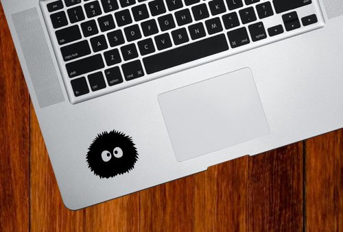 Soot Sprite - Trackpad / Keyboard - Vinyl Decal Soot Sprite - Trackpad / Keyboard - Vinyl Decal