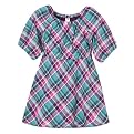 Infant Girls' Cherokee&reg; 3/4 Sleeve Plaid Dress - Purple