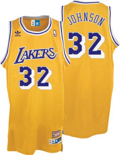 NBA Los Angeles Lakers Magic Johnson Swingman Jersey (Team, Small)