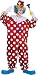 Rubie's Co Haunted House Collection Dotted Clown Costume, Red, One Size