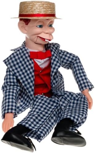 30" Mortimer Snerd Ventriloquist Doll with Tote Bag and Instruction Booklet by Goldberger