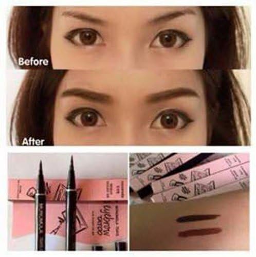 7 DAYS TATTOO EYEBROW PEN LINER LONG LASTING COSMETIC EYE MAKEUP (Brown color =BR001)