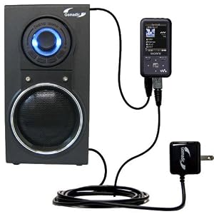 10 Watt Battery Powered Portable Amplified Audio Speaker with Dual charger also charges the Sony Walkman NW-A916