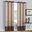 BlowoutBedding - CS. Mocha Grommet Window Curtain Panel 40x84
