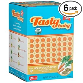 Tastybaby Bollywood Baby, 10.5-Ounce Boxes (Pack of 6)
