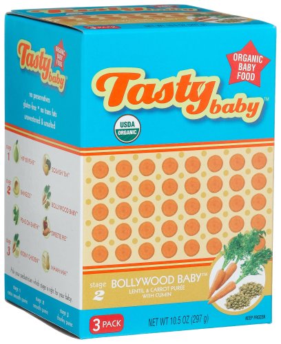 Tastybaby Bollywood Baby, 10.5-Ounce Boxes Pack of 6