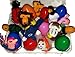 12 Surprise Eggs Finger Puppets Toys Assorted in Plastic Eggs and Vintage Box Made in USA.