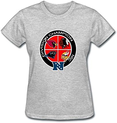 UQ3QY Women's Print 2015 NFC Division Champions Carolina Panthers T Shirts