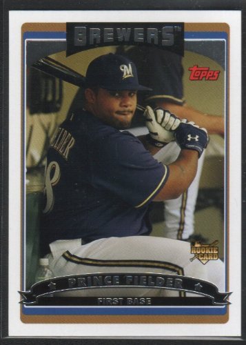 2006 Topps Baseball Card # 639 Prince Fielder (RC) Rookie Card - Milwaukee Brewers