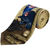 Cleveland Indians Silk Nostalgia Tie - B000A34K12
