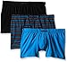 Perry Ellis Men's 3-Pack Stripe & Solid Boxer Brief