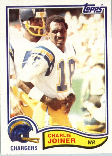 1982 Topps # 233 Charlie Joiner San Diego Chargers Football Card - In Protective Screwdown Display Case!