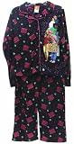 High School Musical Black and Pink Girls 2 Piece Pajama Sleepwear Set