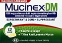 Mucinex Maximum Strength DM Extended-Release Bi-Layer Tablets, 42 Count