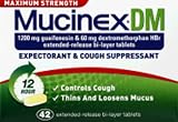 Mucinex Maximum Strength DM Extended-Release Bi-Layer Tablets, 42 Count