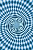 Blue Spiral (Fractal) Art Poster Print - 24