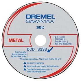 Dremel SM510c 3-Inch Metal Cut-Off Wheel, 3-Pack: Home Improvement