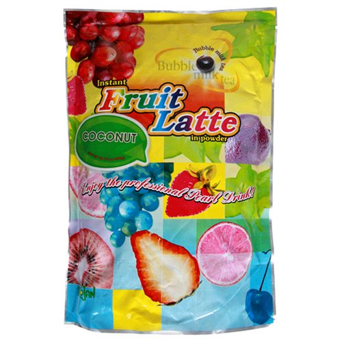 Trojan Instant Fruit Latte Bubble Tea Milk Powder, Coconut, 2.2-Pound Bags (Pack of 2) by Trojan Tea