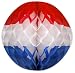 19 Patriotic Honeycomb Hanging Ball Per Dozen