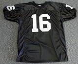George Blanda Autographed Oakland Raiders Black Jersey HOF 81 PSA/DNA