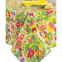 Vera Flower Carpet 60 by 84 Umbrella, Oblong, Multi