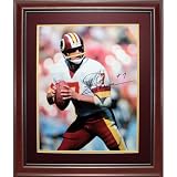 Joe Theismann Autographed Washington Redskins Deluxe Framed 16x20 Photo