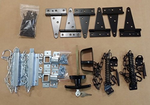 Black Double Door Shed Hardware Kit, Barn, Playhouse, Chicken Coop 6/4 ...