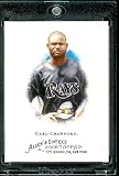 2008 Topps Allen and Ginter # 340 Carl Crawford SP - Short Print ( Tampa Bay Rays ) MLB Baseball Card in Protective Display Case!