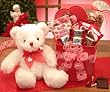 A Big Kiss For You Valentines Day Gift Basket with Teddy Bear & Chocolates - Present for Men, Women or Kids