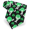 St Patricks Day Tie by M&M - Black Polyester
